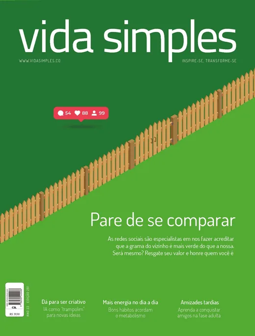 Capa da edição 281: Pare de se comparar