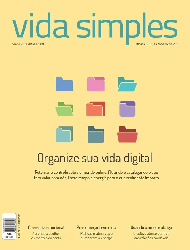 Capa da edição 292: Organize sua vida digital